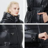 Women Winter Parkas - Windproof Zipper Winter Cotton Coat