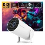 Portable 4K Android 11 Projector  - Home Cinema Outdoor Portable Projector With WiFi & BT 5.0