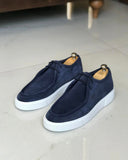 Men Loafers - Italian Style Loafers Men's Shoes - Navy