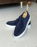 Men Loafers - Italian Style Loafers Men's Shoes - Navy