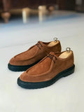 Men Shoe - Italian Style Inner Outer Natural Leather Men's Shoes - Camel