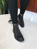 Men Ankle Boots - Italian Style Inner Outer Natural Leather Winter Men's Boot - Anthracite