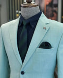 Men Blazer Jackets - Italian Style Men Slim Fit Men's Blazer Jacket - Green