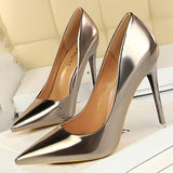 Women Pumps & Heels Shoes - Patent Leather Women High Heels Shoes