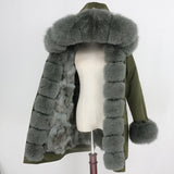 Waterproof Parka, Winter Jacket, Women Real Fur Coat Fox, Fur Collar Hood, Fox Fur Liner Warm Streetwear