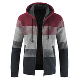 Men Winter Jacket - New Autumn Winter Jacket for Men Warm Cashmere, Casual Wool Zipper Slim Fit Fleece Jacket for Men Knitwear
