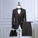 Men Suits - Men Blazers + Pants + Vest Sets | Men Fashion 3 Piece Business Suit