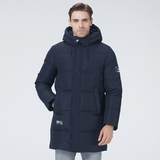Men Puffed Winter Jacket - Thick & Warm Men's Hooded Jacket