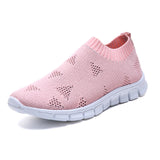 Rimocy Breathable Women Slip on - Soft Ladies Casual Running Shoes