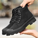 Menn Boots - Warm Winter Men Genuine Leather Ankle Boots