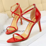 Women Pumps & Heels Shoes - Patent Leather Woman Pumps