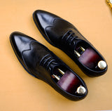 Men Office Shoe - High Quality Handmade Formal Shoe - Genuine Cow Leather Suit Shoes