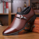 Men Office Shoe - Men Loafers Slip On Business Dress Shoes - Formal Men Shoes
