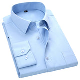 Men's Business Shirts,  Casual Long-Sleeved Shirt. Classic Male, Social Dress Wear