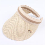 Women Hats - Woman's Sun Hats - Hand Made Straw Bowknot Caps - Parent-Child Summer Cap