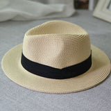 Women Hats - Summer Unisex Sun Hat - Casual Panama Straw Hat - Wide Brim Beach Foldable Hats