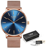 Women Watch - Rose Gold Women Watch - Top Brand Luxury Female Wrist Watch - Quartz Watch Ladies