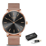 Women Watch - Rose Gold Women Watch - Top Brand Luxury Female Wrist Watch - Quartz Watch Ladies