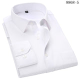 Men's Business Casual Long-Sleeved Shirt, and Smart Male Social Dress Shirts