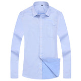 Men's Business Casual Long-Sleeved Shirt, and Smart Male Social Dress Shirts