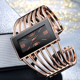 Womens Watch - Luxury Fashion Rose Gold Bangle Bracelet Watch - Women Dress Watch
