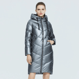 Women Winter Jacket - Hooded Winter Women's  Jacket, Casual Slim Fit Long Warm Coat