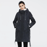 Women Winter Jacket - ICEbear 2021 New Fall Women's Coat With Hooded Parkas