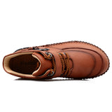 Men Boots - Autumn Men's Ankle Split Leather Boots