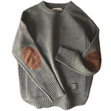 Men Pullover Sweater - New Fashion, Casual Loose, Thick O-Neck Wool Knitted Oversized Streetwear Knitwear Jersey