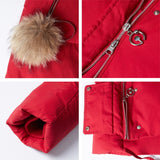 Women ICEbear Winter Jacket - Winter Women's Coat, Woman  Jacket With Fur Collar, Windproof and Warm Parkas