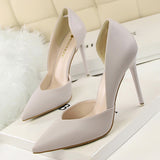 Women High Heel Shoes - Yellow Pumps & Heels Shoes Bridal Wedding Shoes