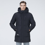 Men Puffed Winter Jacket - Thick & Warm Men's Hooded Jacket