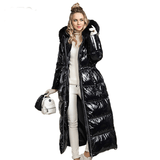 Women Winter Down Jacket - Women Fashion Winter X-Long Parkas Hooded Outerwear