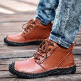 Men Boots - Hand-stitching Leather Boots For Men