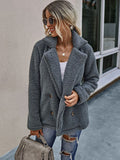 Women's Teddy Coat - Autumn/Winter Teddy Coat, Women Faux Fur Oversized Teddy Jacket