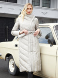 Women Winter Coat - Women's Down Jacket, Long Classic Coat With Zipper & Hooded