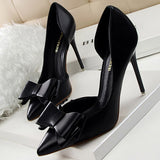 Women Pumps & Heels Shoes - Bow Tie Woman Pumps High Heels Shoes