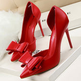 Women Pumps & Heels Shoes - Bow Tie Woman Pumps High Heels Shoes