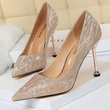 Women Pumps & Heels - Woman Sequins Wedding Shoes